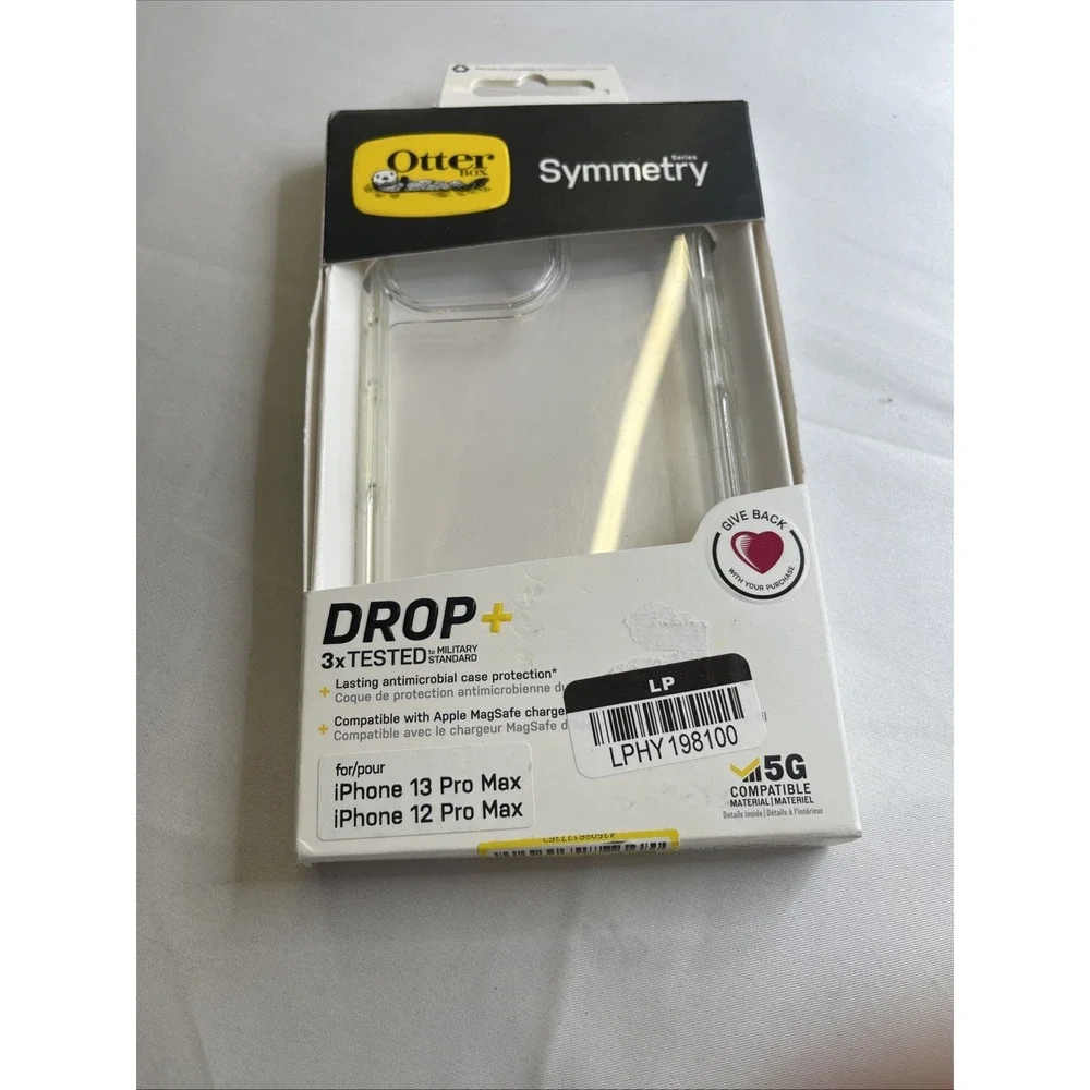 OtterBox Symmetry Case for iPhone 13 Pro Max& iPhone 12 Pro Max clear/stardust
